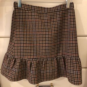 J. Crew Mercantile Flounce Mini Skirt